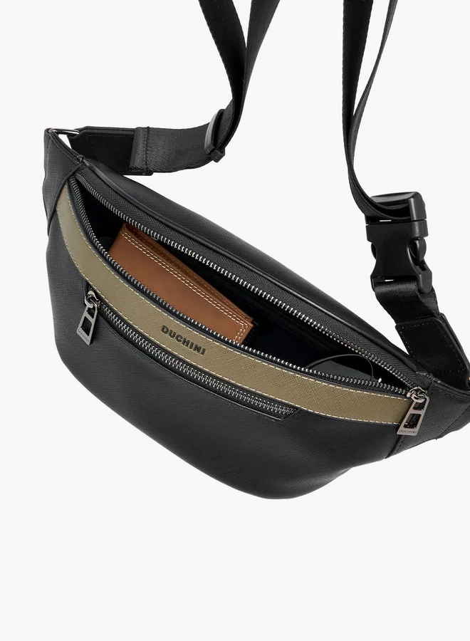 DUCHINI BLACK Men Panelled Waist Bag for Men | Best Price UAE